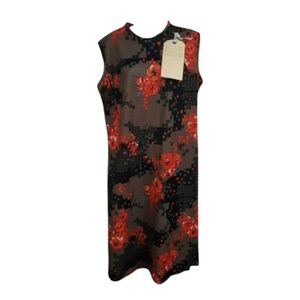 Floral Poppy Dress Size 14 Style Sleeveless Zipper